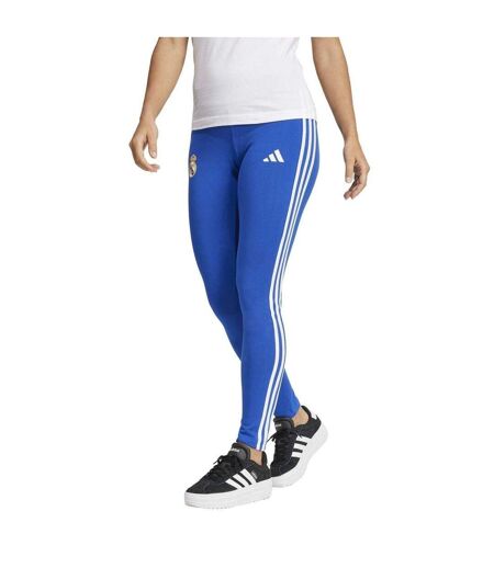 Legging Motif/style Rayure Latérale Real Femme Bleu Roi Adidas