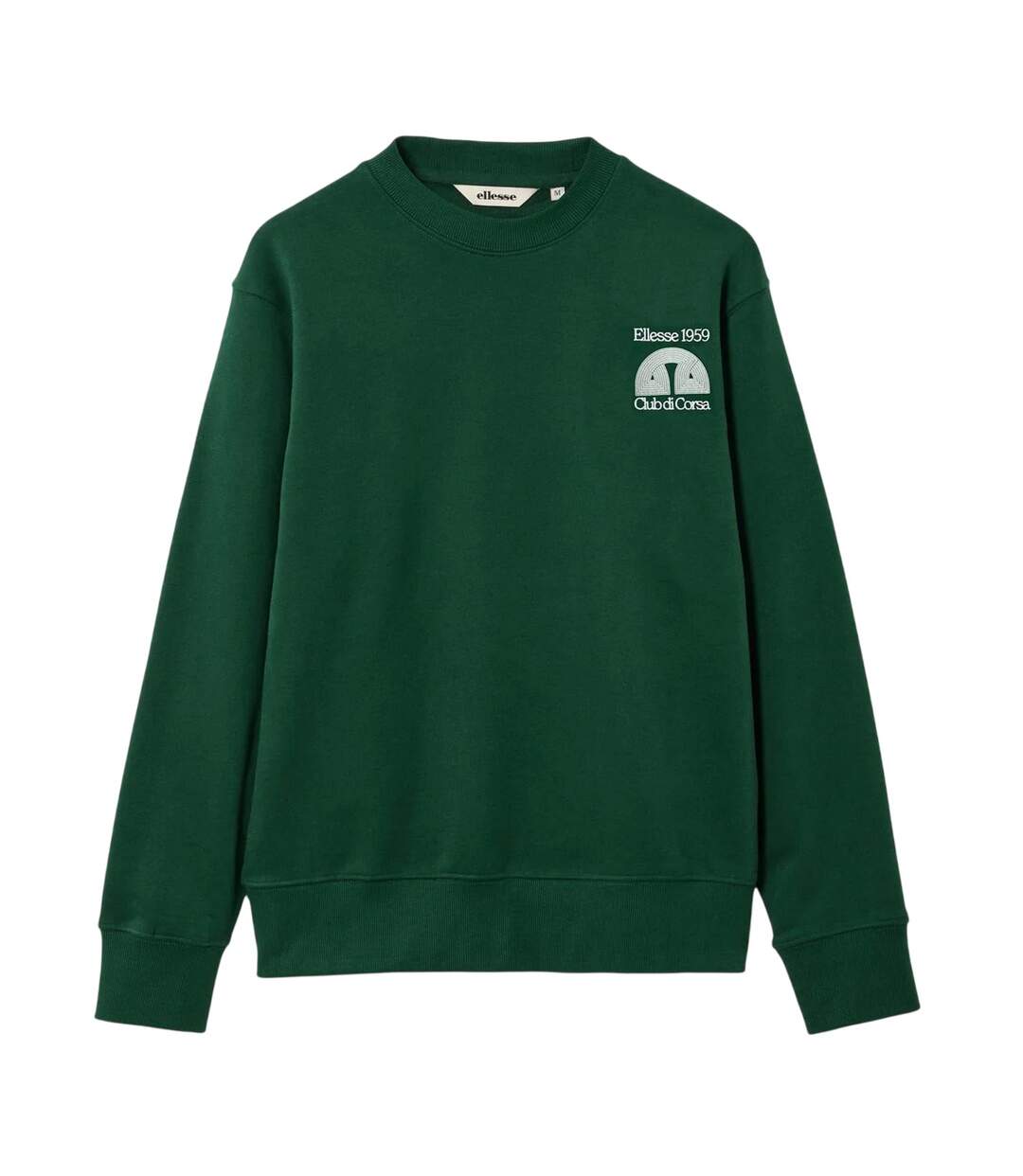 Unisex Adult Club Di Corsa Sweatshirt Dark Green Ellesse-2
