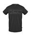 T-shirt Motif/style Lettrage Homme Noir Aquascutum-1