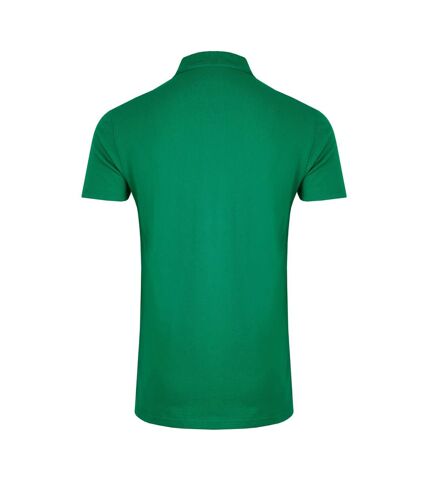 Mens miles pique organic polo shirt evergreen Weird Fish