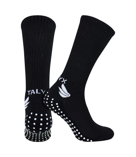 3 Pack Mens Bamboo Crew Grip Socks | Reinforced Heel & Toe Soft Non Slip Socks