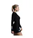 Womens/ladies Thermoreg Long-sleeved Top Black Canterbury-4