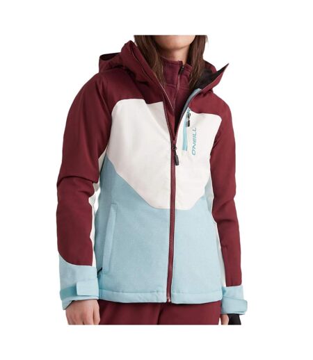 Veste de ski Bleu/Blanc/Rouge Femme O'Neill Diamond - L