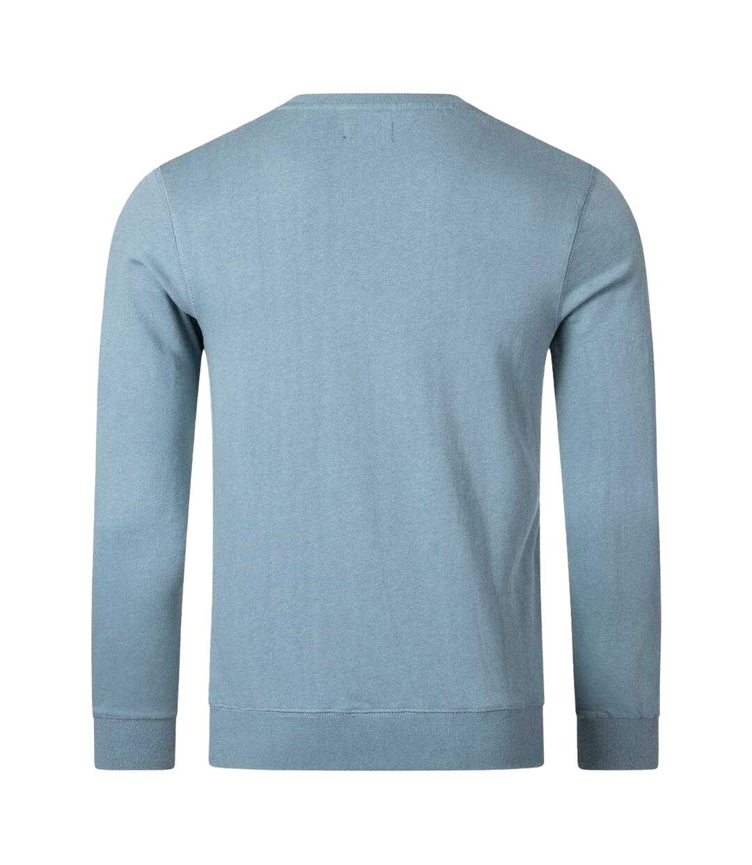 Mens Big Logo Active Sweatshirt Blue Aquascutum-2