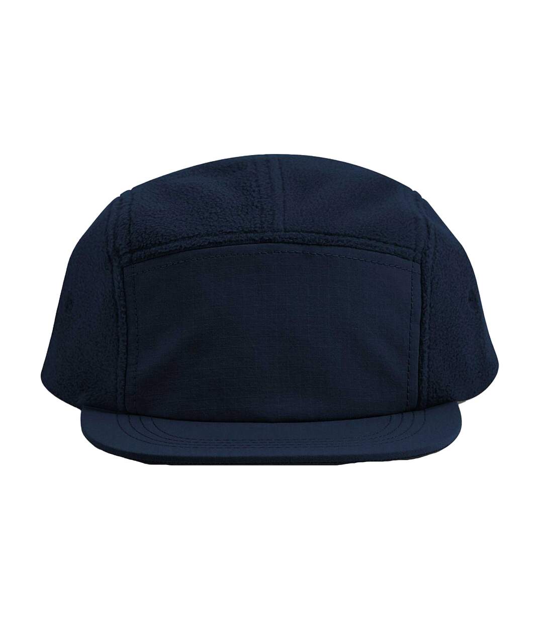 Unisex Adult Outdoor Fleece Camper Cap Navy Beechfield-3