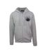 Mens Relaxed Fit Full Zip Hoodie Grey Aquascutum-1