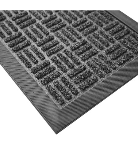 Tapis d'Entrée Grattoir Jason 25x75cm Noir