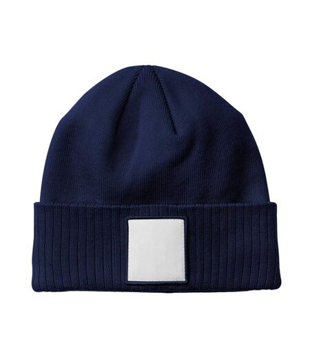 Bonnet Adulte Bleu Marine Oxford Blanc Beechfield