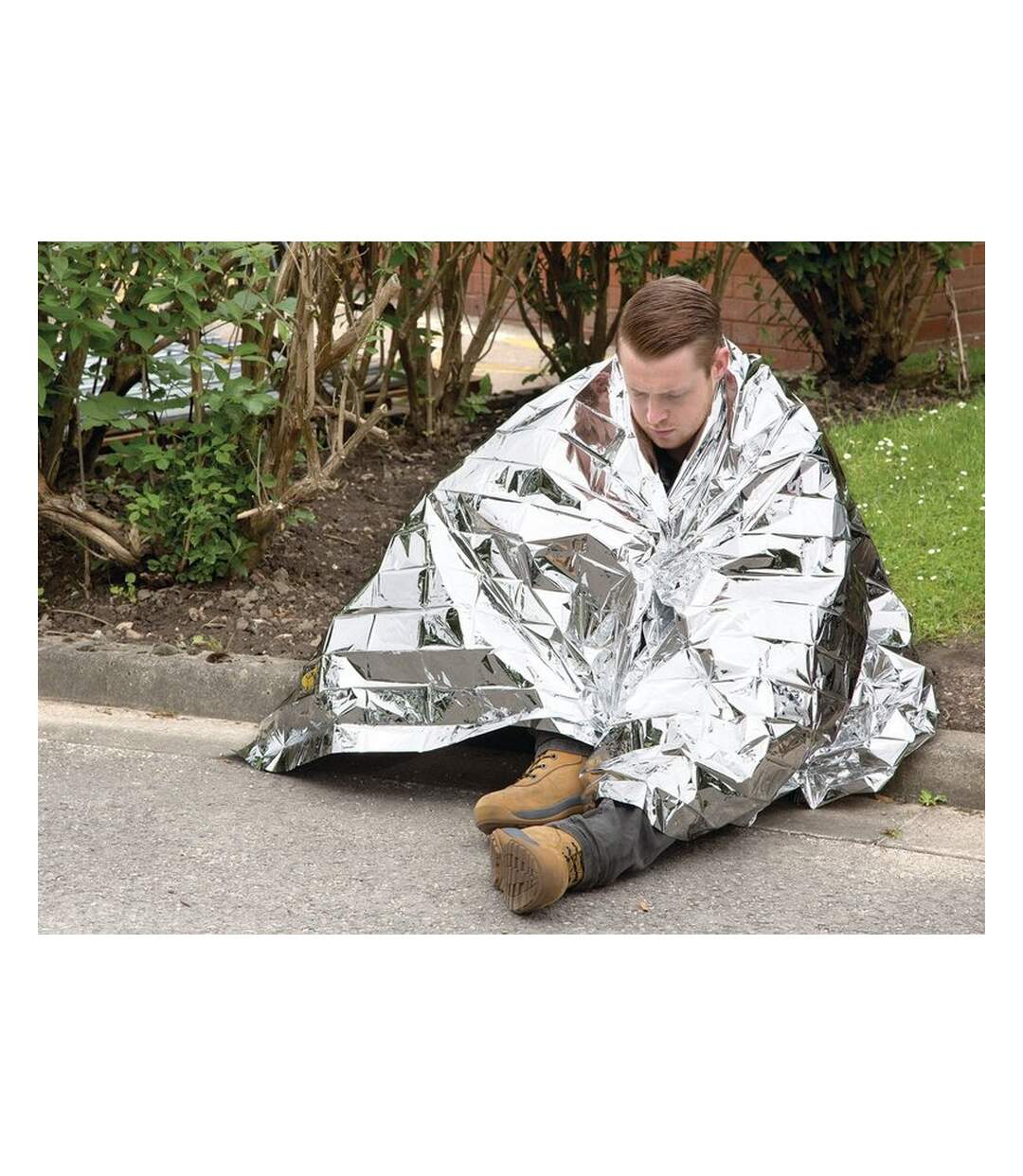 Reflective Thermal Emergency Blanket One Size Silver Regatta-1