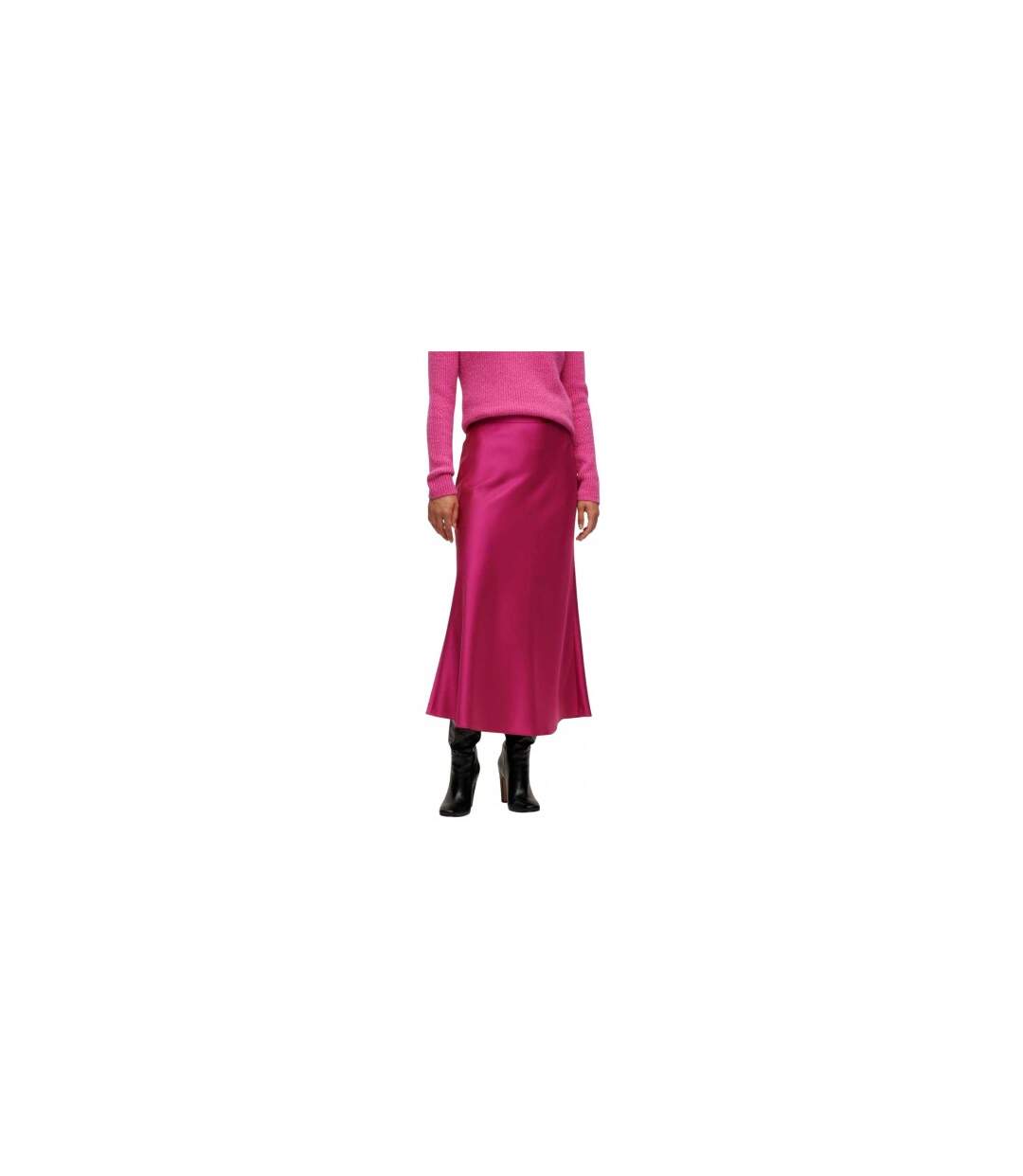 Jupe Tube Motif/style Uni Vinarea Femme Rose Vif Boss-1