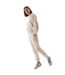 Pantalon De Jogging Cas F472 Femme Beige 4F-1