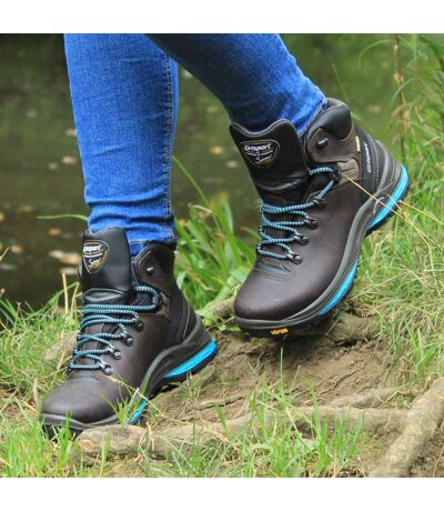 Bottines De Marche Glide Femme Marron Noir Grisport