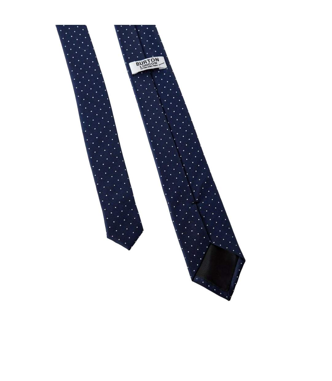 Mens spotted tie one size navy Burton-2