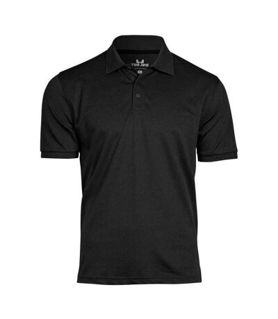 Tee Jays Mens Club Polo Shirt (Black) - UTBC5015