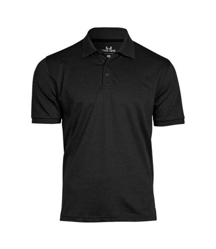 Tee Jays Mens Club Polo Shirt (Black)