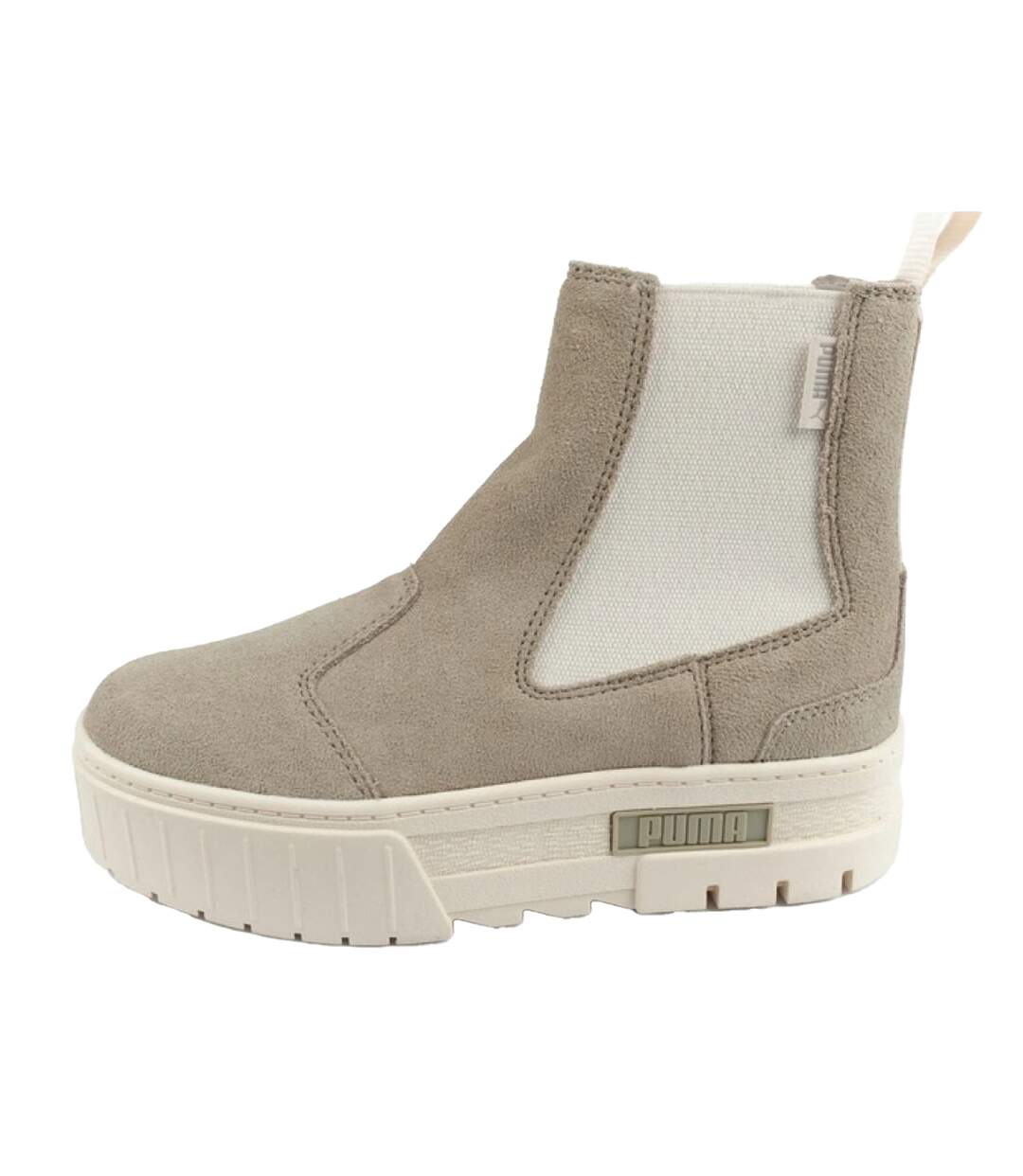 Bottines Chelsea Mayze Femme Beige Blanc Puma-3