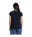 Womens/ladies lead the way organic cotton t-shirt navy Weird Fish-3