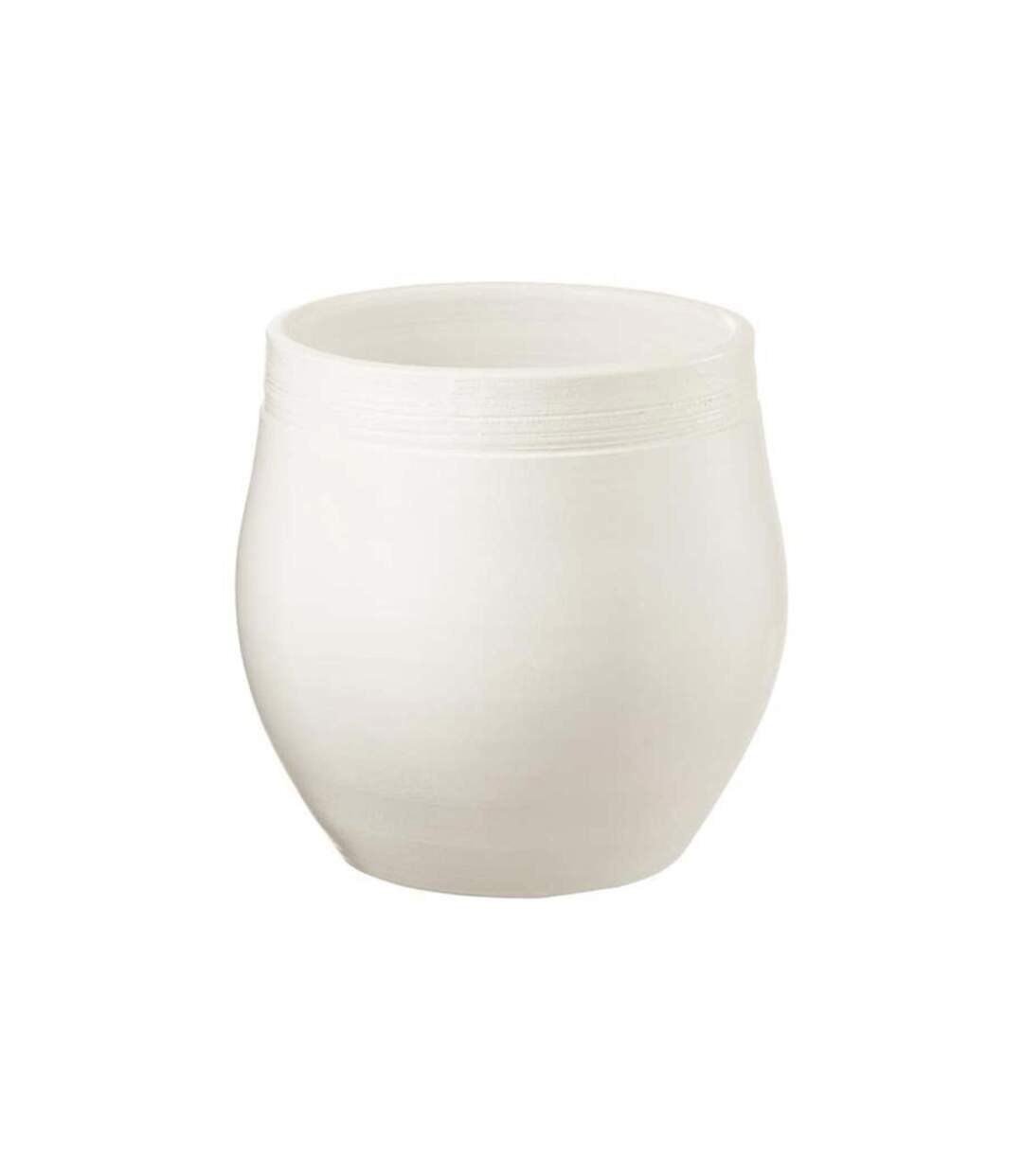 Cache-Pot en Céramique Keramiek 29cm Blanc-1