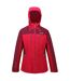 Womens/ladies Highton Waterproof Padded Jacket Dark Cerise Purple Potion Regatta-1