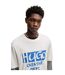 T-shirt Style Œuvre D´art Nugocrea Homme Blanc Hugo-4