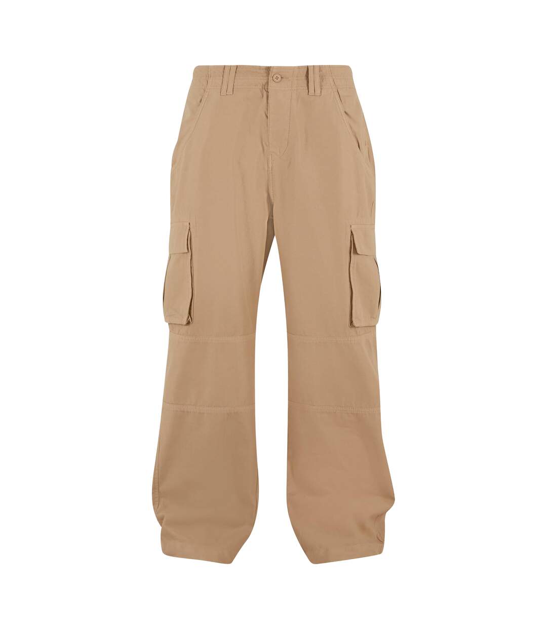 Pantalon À Poches Classic Homme Beige Build Your Brand-2