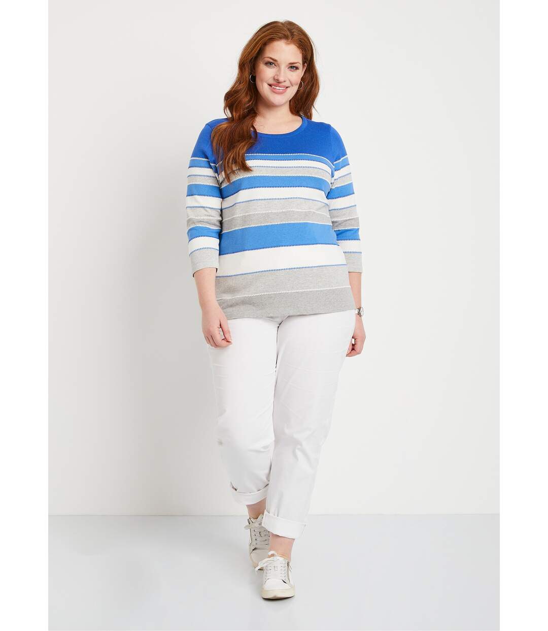 Pull maille jacquard fantaisie-3