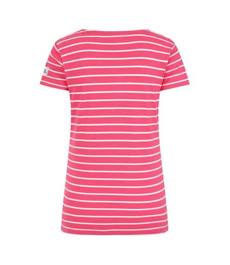 Womens/ladies Breton Top Cherry Lazy Jacks