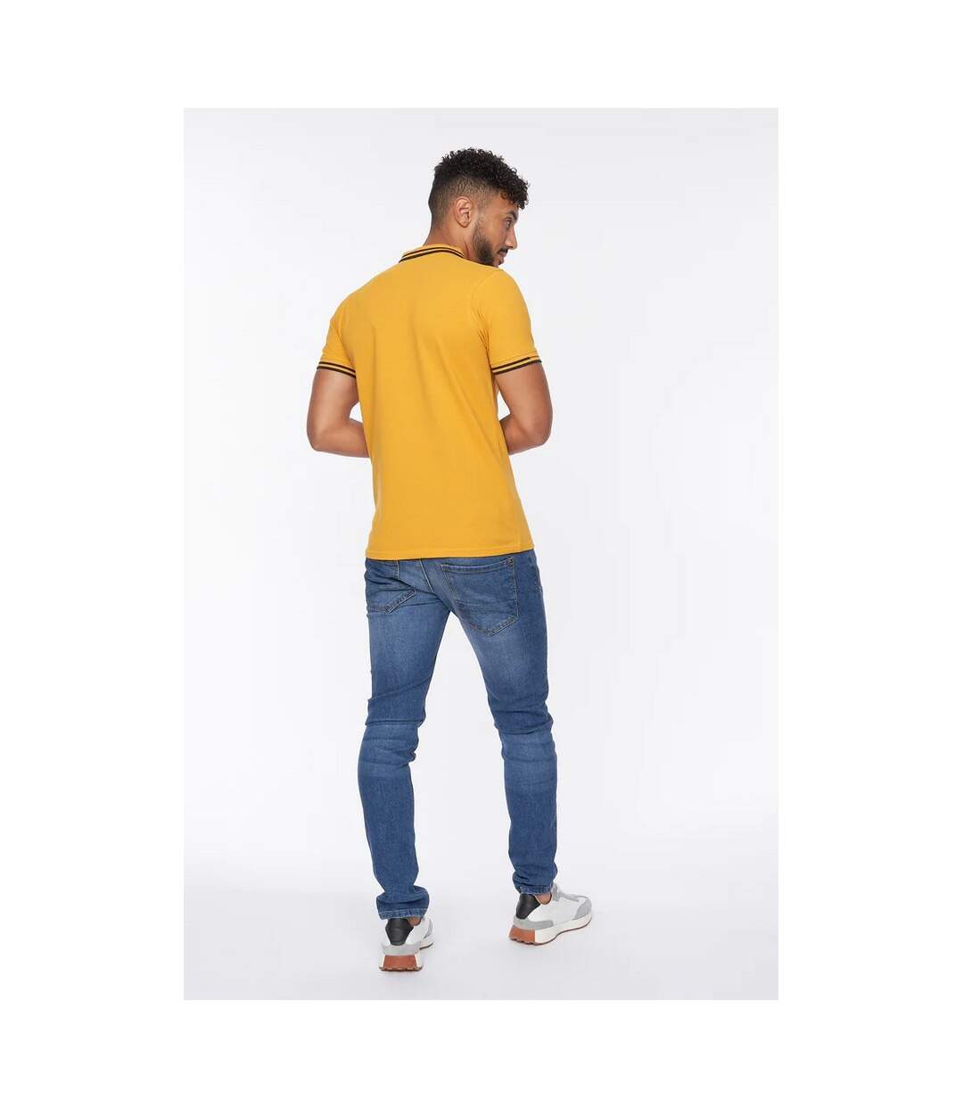 Crosshatch Mens Kermlax Polo Shirt (Yellow)