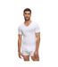 Lot De 2  T-shirts Motif/style Logo Homme Blanc Boss-4