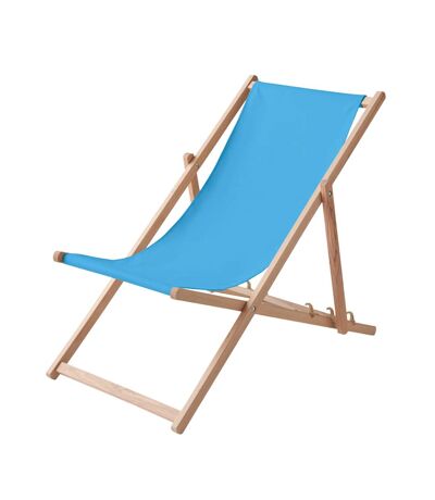 Honopu wood folding chair one size turquoise MidOcean