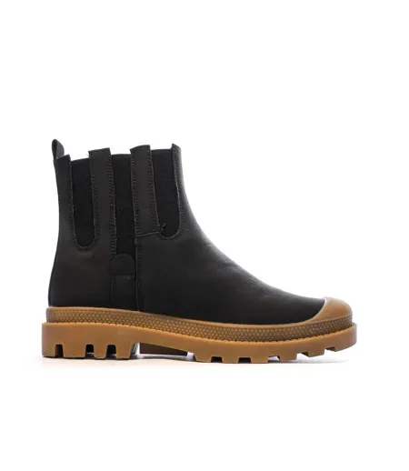 Bottines noires femme chattawak nina