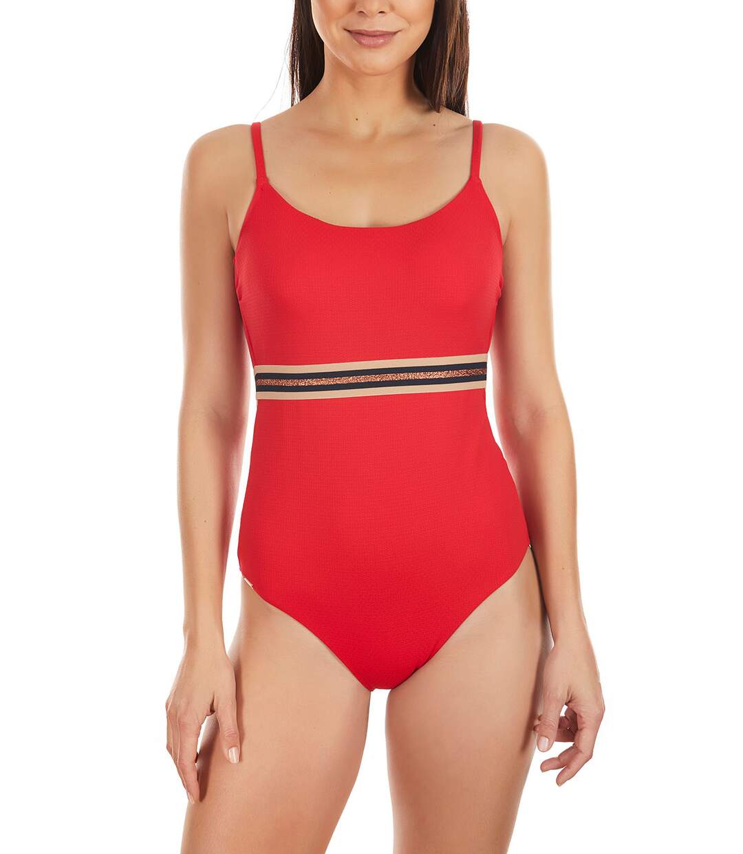 Maillot de bain 1 pièce préformé Marinera Jacquard Selmark Mare-1