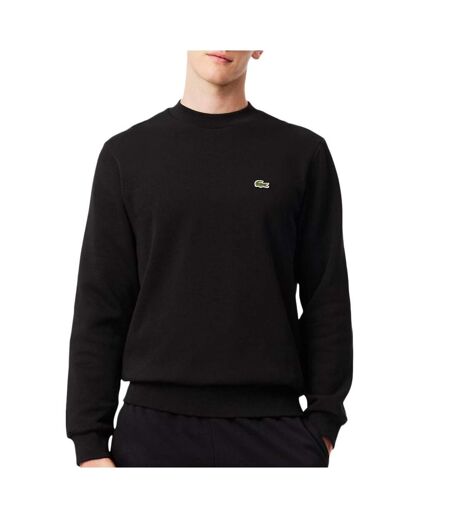 Sweat noir homme lacoste sh9608