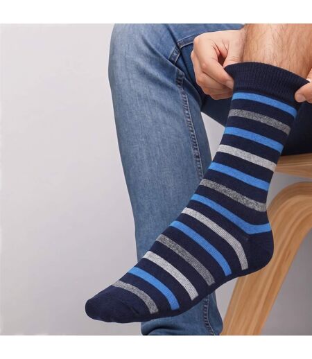 3 Paires Chaussettes Homme Bambou Respirantes