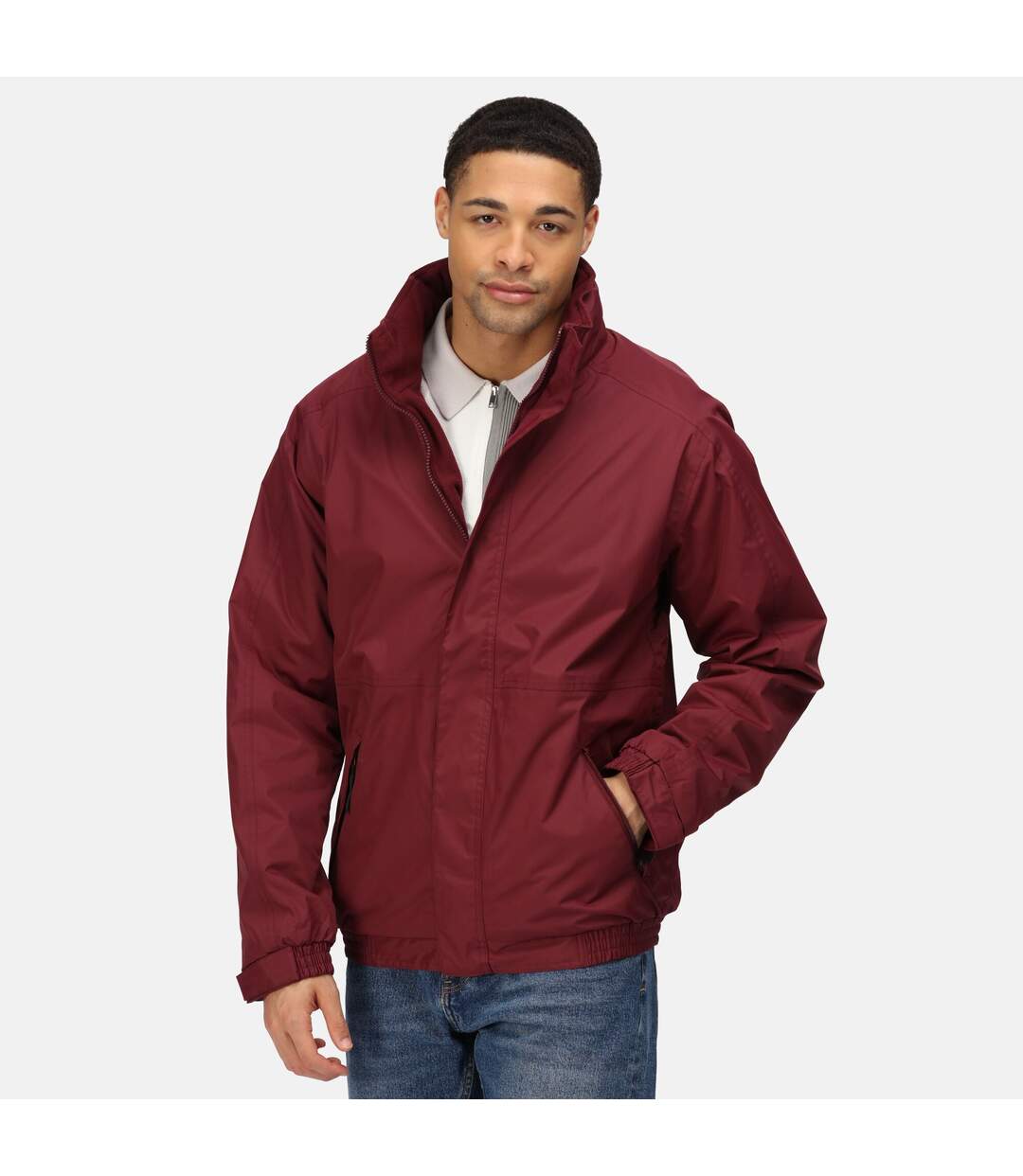 Regatta Mens Dover Waterproof Windproof Jacket (Burgundy/ Burgundy) - UTRW1185-4