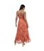 Robe Mi-longue Femme Rouge Pastel Anaya With Love-2