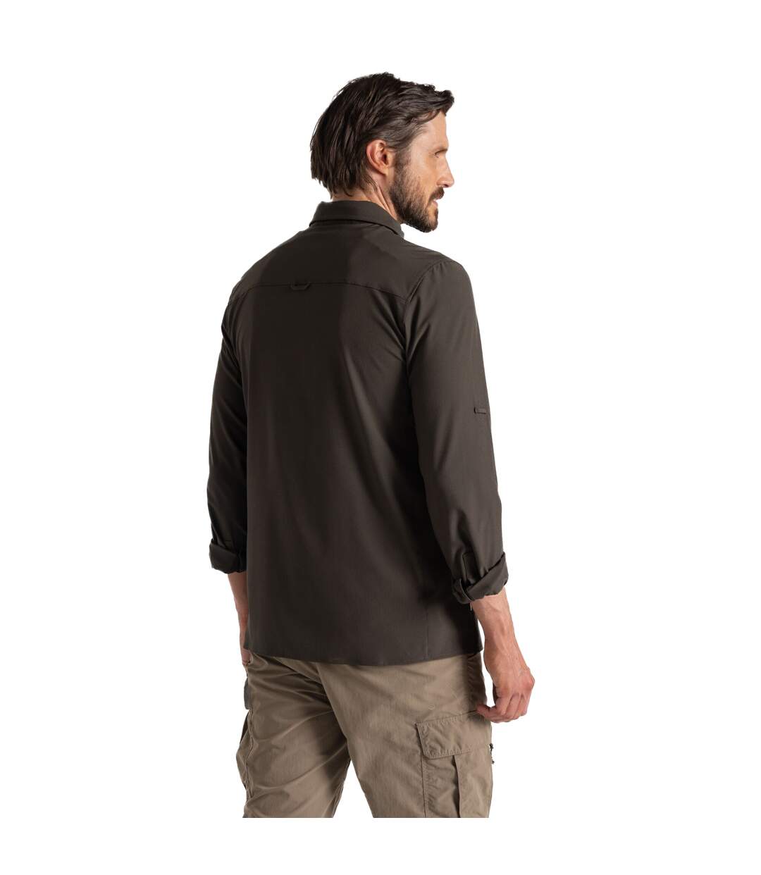 Mens Nosilife Long-sleeved Shirt Woodland Green Craghoppers-3