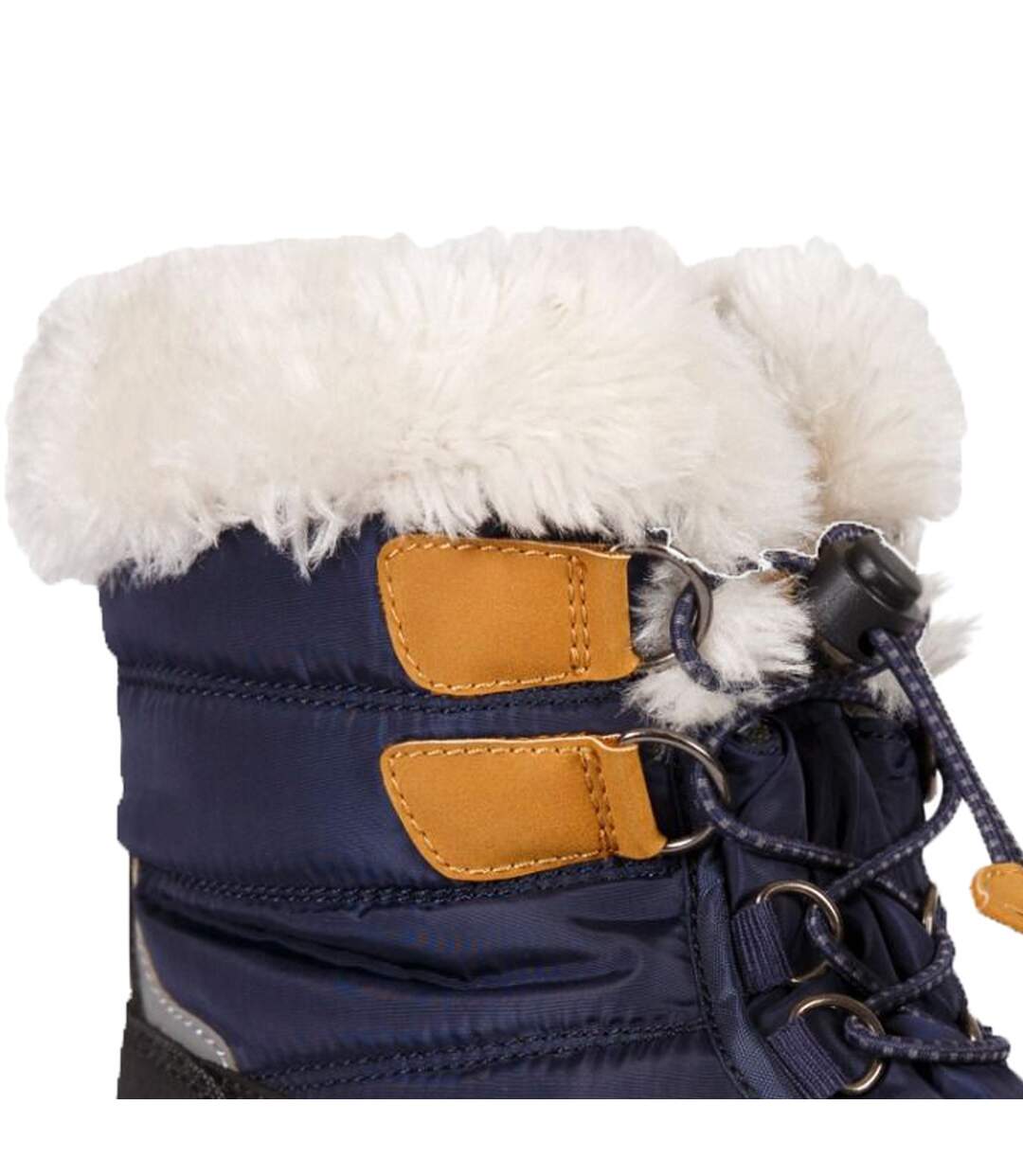 Childrens/kids Ratho Snow Boots Navy Trespass-4