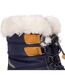 Childrens/kids Ratho Snow Boots Navy Trespass-4