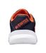Womens/ladies Court Express Omni Leather Tennis Shoes Black Orange K-Swiss-2