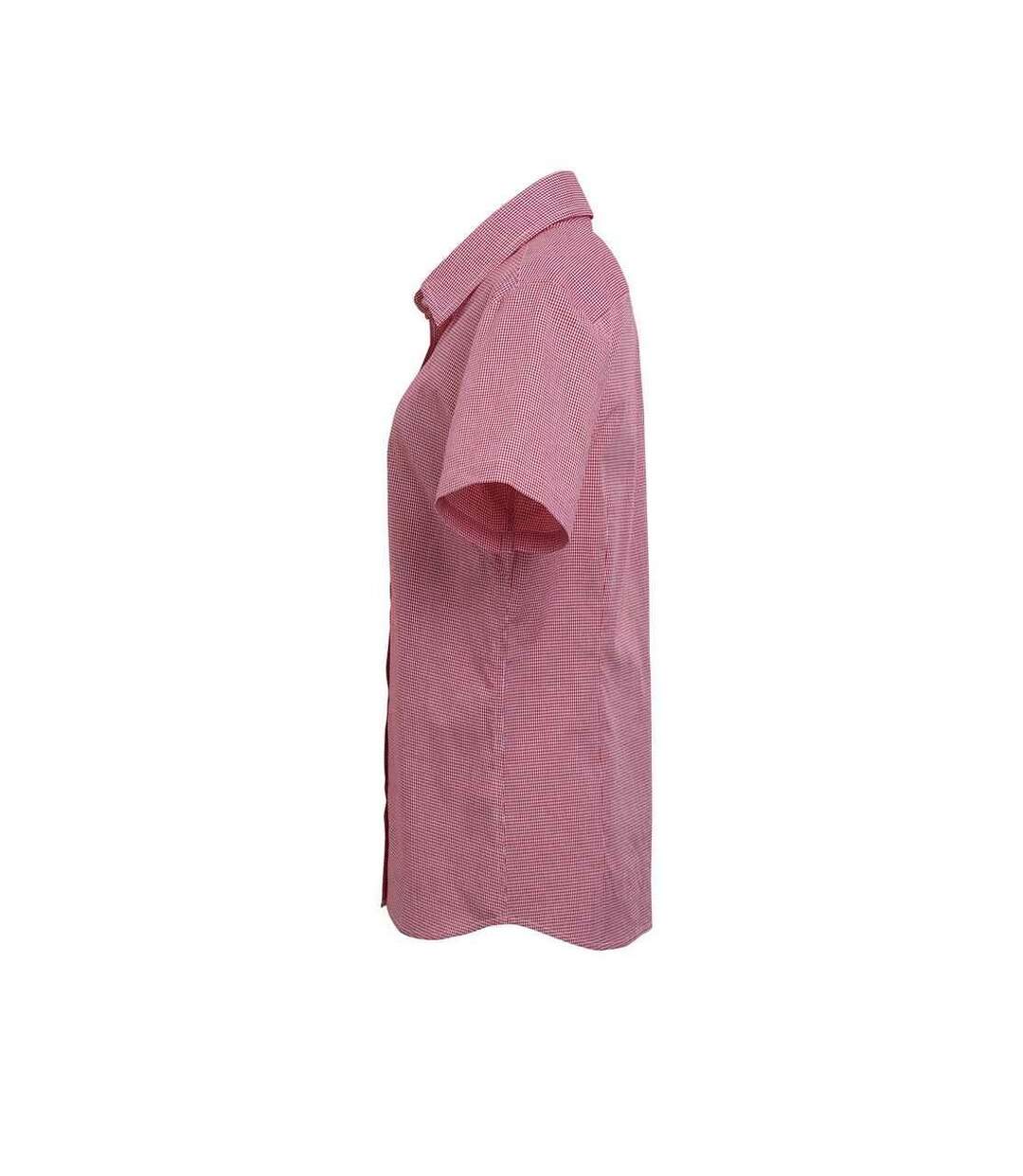 Chemisier Femme Rouge Blanc Premier-3
