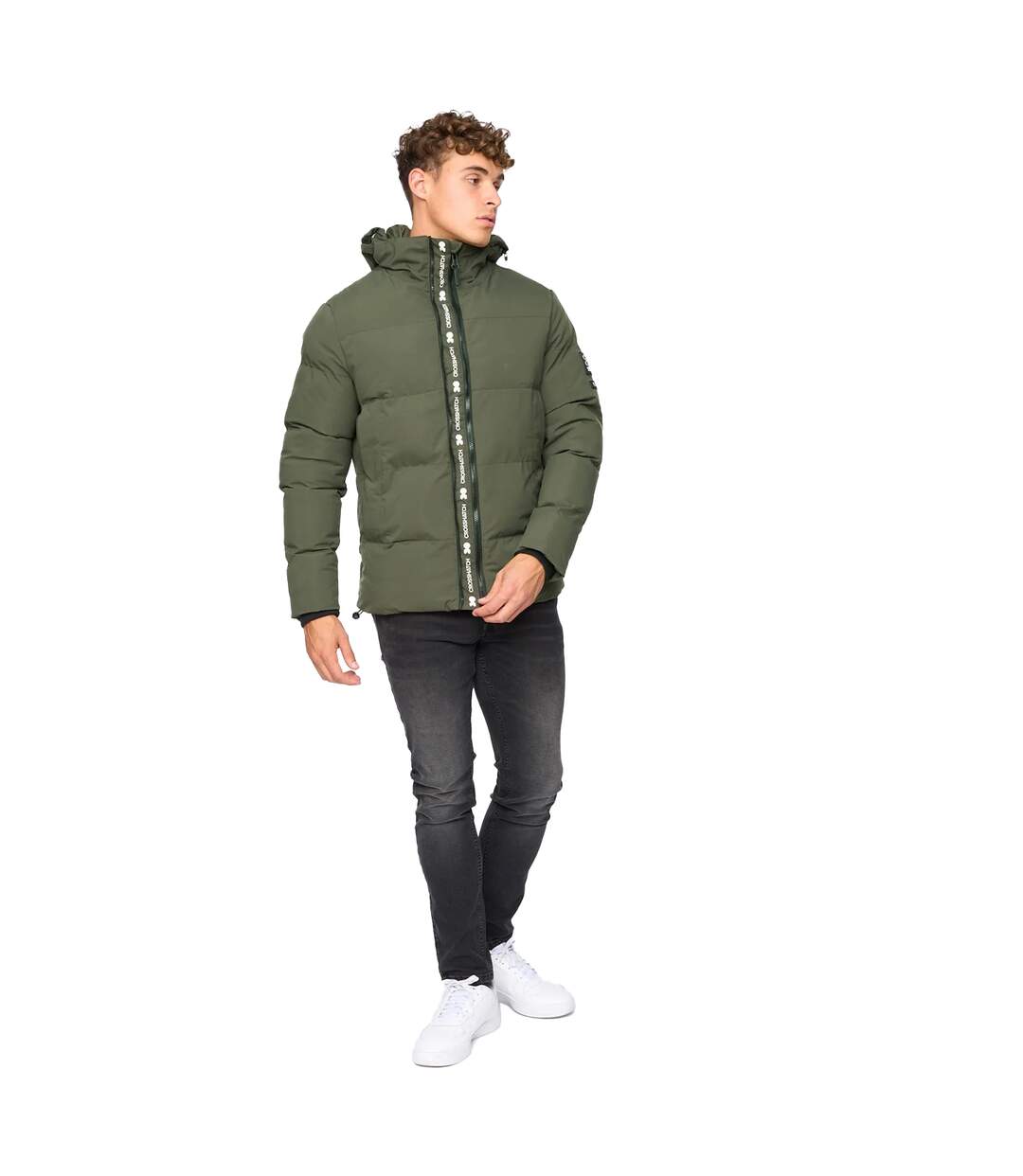 Mens hanjo jacket olive Crosshatch-4