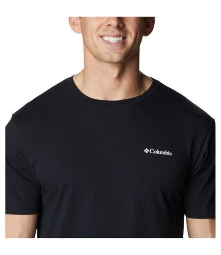 T-shirt Motif/style Imprimé Graphique Barton Homme Noir Columbia