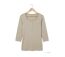 MAYFLOWER DIMITRI2 - Tee-shirt manches 3/4 beige : authenticité et confort pur coton-2