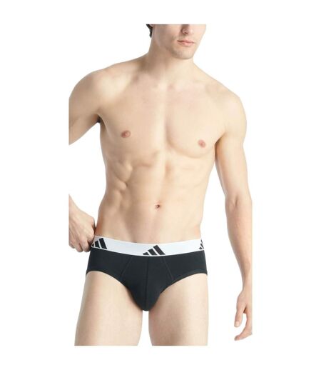 Lot De 3  Slips Homme Noir Adidas