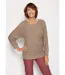 Pull manches chauve-souris maille fantaisie-1