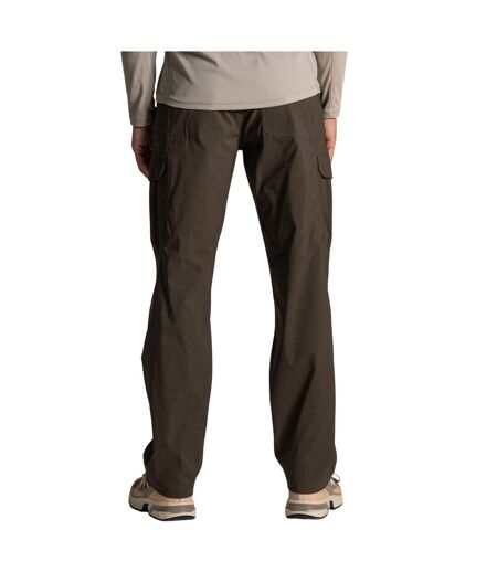 Pantalon Uni À Poches Et Taille Mi-haute Kiwi Pro Homme Kaki Sombre Craghoppers