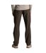 Pantalon Uni À Poches Et Taille Mi-haute Kiwi Pro Homme Kaki Sombre Craghoppers-3