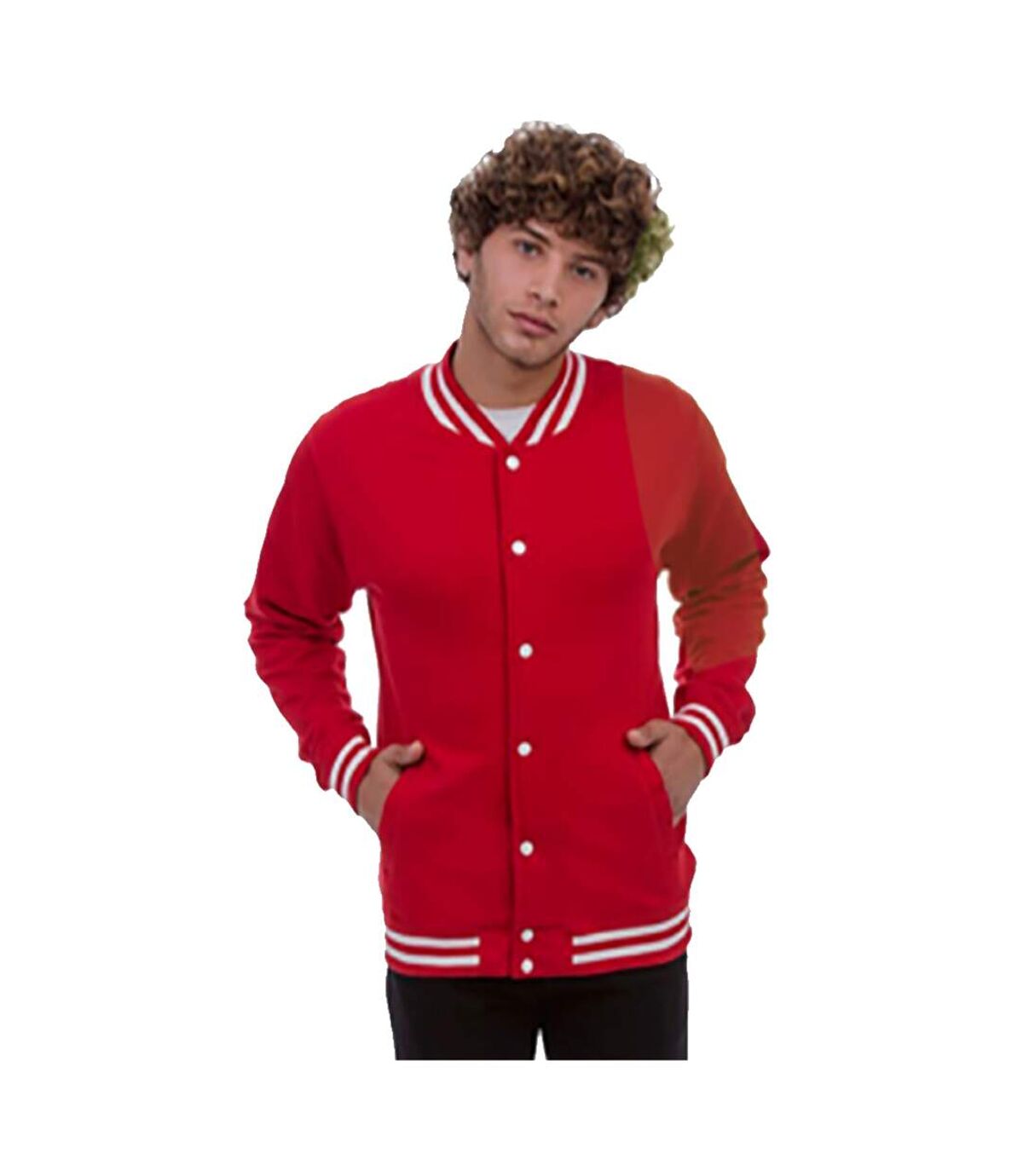 Awdis Mens College Jacket (Fire Red)