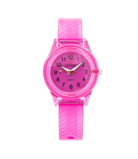 Montre Femme en Plastique Rose CHTIME